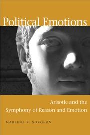 Cover of: Political Emotions: Aristotle And the Symphony of Reason And Emotion