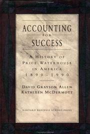 Cover of: Accounting for success | David Grayson Allen