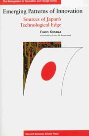 Cover of: Emerging patterns of innovation: sources of Japan's technological edge