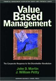 Value based management by Martin, John D., John D. Martin, J. Williams Petty, William J. Petty