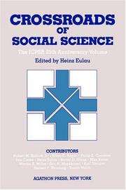 Cover of: Crossroads of Social Science: The Icpsr 25th Anniversary Volume