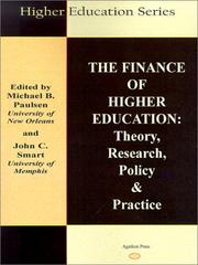 Cover of: The Finance of Higher Education by Michael B. Paulsen