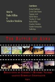 Cover of: The Battle of Adwa: Reflections on Ethiopia's Historic Victory Against European Colonialism