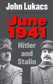 Cover of: June 1941: Hitler and Stalin