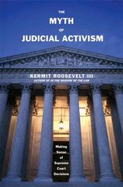 Cover of: The Myth of Judicial Activism by Kermit Roosevelt