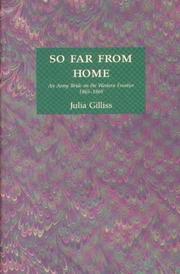 Cover of: So far from home by Julia Gilliss