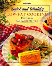 Cover of: Prevention's Quick and Healthy Low-Fat Cooking by 