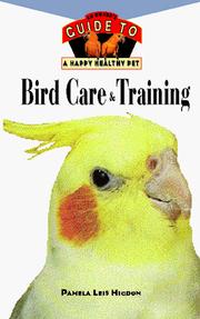 Cover of: Bird care and training