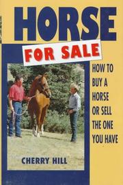 Cover of: Horse for sale: how to buy a horse or sell the one you have
