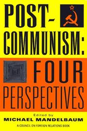 Cover of: Postcommunism: Four Perspectives