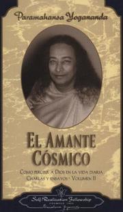 Cover of: El Amante Cosmico: Como Percibir a Dios en la Vida Diaria (Charlas y Ensayos) (Charlas Y Ensayos)