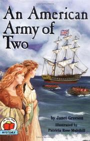 Cover of: An American army of two by Janet Greeson