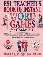 Cover of: ESL teacher's book of instant word games for grades 7-12