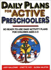 Cover of: Daily plans for active preschoolers