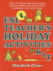 Cover of: ESL teacher's holiday activities kit