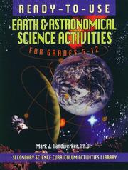 Cover of: Ready-to-use earth & astronomical science activities for grades 5-12