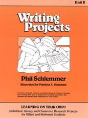 Cover of: Writing projects by Phil Schlemmer