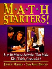 Cover of: Math Starters!: 5- To 10-Minute Activities That Make Kids Think, Grades 6-12