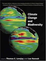 Cover of: Climate Change and Biodiversity by 