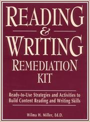 Cover of: Reading & writing remediation kit by Wilma H. Miller