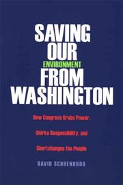 Cover of: Saving Our Environment from Washington | David Schoenbrod