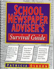 Cover of: Newspaper adviser's survival guide