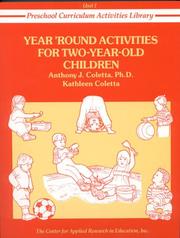 Cover of: Year 'round activities for two-year-old children