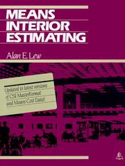 Cover of: Means interior estimating | Alan E. Lew