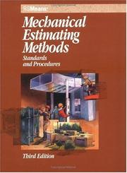 Mechanical estimating methods