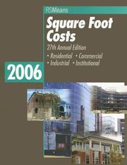Cover of: Square Foot Costs 2006 (Means Square Foot Costs) | 
