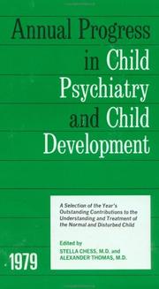 Cover of: 1979 Annual Progress In Child Psychiatry by Stella Chess, Stella Chess