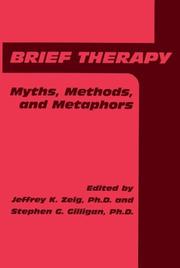 Cover of: Brief therapy: myths, methods, and metaphors