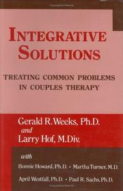 Cover of: Integrative solutions by Gerald R. Weeks