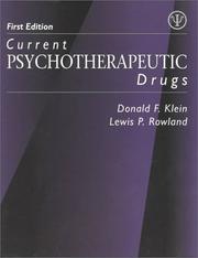 Cover of: Current Psychotherapeutic Drugs