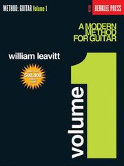 Cover of: A Modern Method for Guitar - Volume 1
