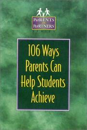 Cover of: 106 Ways Parents Can Help Students Achieve