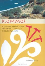 Cover of: Kommos by Joseph W. Shaw