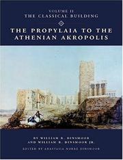 Cover of: The Propylaia to the Athenian Akropolis