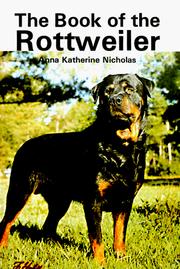 Cover of: Book of the Rottweiler/H-1035