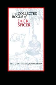 Cover of: Collected Books of Jack Spicer by Jack Spicer, Jack Spicer