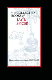 Cover of: The collected books of Jack Spicer by Jack Spicer
