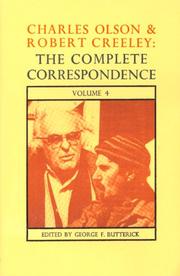 Cover of: The Complete Correspondence of Charles Olson & Robert Creeley by Charles Olson