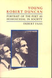 Cover of: Young Robert Duncan by Ekbert Faas