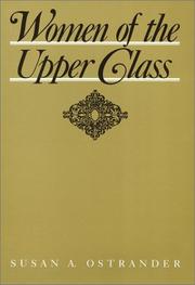 Cover of: Women of the upper class