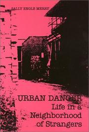 Cover of: Urban Danger by Sally Engle Merry