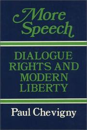 Cover of: More speech: dialogue rights and modern liberty