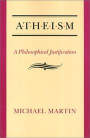 Cover of: Atheism: a philosophical justification