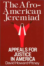 Cover of: The Afro-American jeremiad: appeals for justice in America