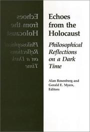 Cover of: Echoes From The Holocaust