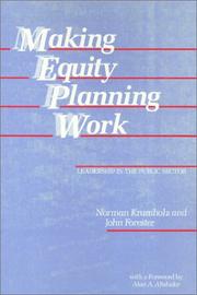 Making equity planning work by Norman Krumholz